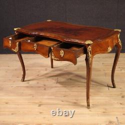 Bureau ancien époque Napoléon III meuble table bronze 19ème siècle