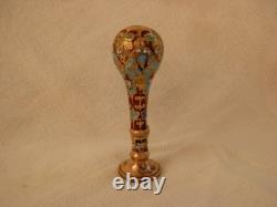 CACHET EN BRONZE DORE EMAILLE, EPOQUE FIN 19ème