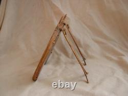 CADRE PHOTOS DOUBLE EN BRONZE ET LAITON DORE, EPOQUE FIN 19ème