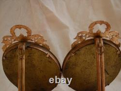 CADRE PHOTOS DOUBLE EN BRONZE ET LAITON DORE, EPOQUE FIN 19ème