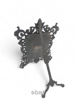 Cadre Bronze Patine Noir Napoléon III XIXeme 19th Ange Lion