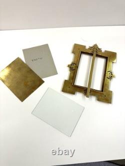 Cadre Porte Photos Bronze doré et Email Cloisonné Napoléon III Barbedienne