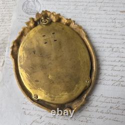 Cadre en Bronze Napoléon III XIXè Jeune Femme Du Tyrol Alpes