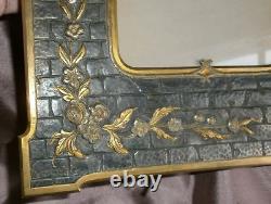 Cadre porte photo Napoléon III en bronze patiné Décor Fleurs Oiseau & Papillon