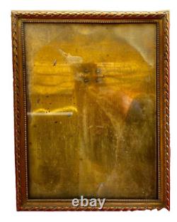 Cadre porte photo ancien bronze laiton napoléon III N°14 taille XXL