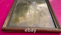 Cadre porte photo ancien bronze laiton napoléon III N°14 taille XXL