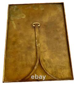 Cadre porte photo ancien bronze laiton napoléon III N°14 taille XXL