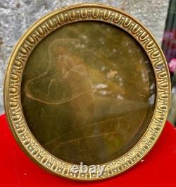 Cadre porte photo ancien bronze laiton napoléon III N°15