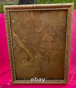 Cadre porte photo ancien bronze ou laiton napoléon III N°13 taille XXL