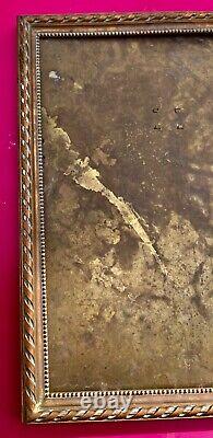 Cadre porte photo ancien bronze ou laiton napoléon III N°13 taille XXL