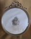 Cadre Porte Photo Rond Ancien En Bronze &agrave; Poser/suspendre Napol&eacute;on Iii 19&egrave;me 14c