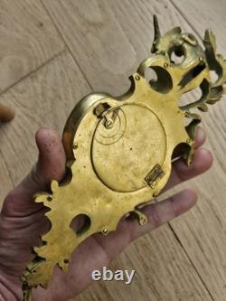 Cartel De Carrosse Pendulette Pendule XIX Bronze Dore Era Napoleon III viardo