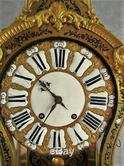 Cartel XVIII siècle signé Gille Lainé Empire pendule bronze clock Napoléon III