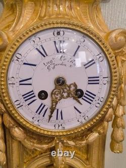 Cartel d'alcôve en bronzes dorés d'aprés un modéle d'Osmond Epoque Napoléon III