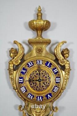 Cartel d'applique Napoléon III bronze doré