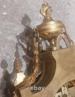 Cartel d'applique style Louis XVI époque Napoléon III Bronze Doré