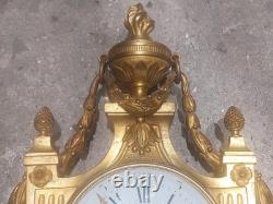 Cartel d'applique style Louis XVI époque Napoleon III Bronze Dorée