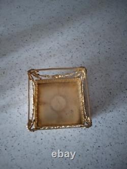 Cave a parfum. Coffret a odeurs. Parfum 5 flacons bronze doré NAPOLEON III