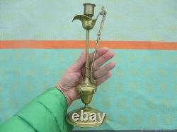 Chandelier ancien Scarabées serpent medaillons en bronze XIXe siècle