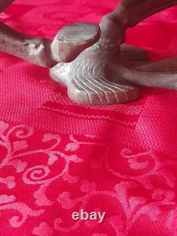 Cheval ancien en bronze au galop volant de style antique chine