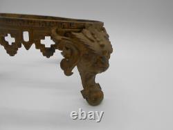 Chine Magnifique Socle Tête De Lion En Bronze Pour Vase Ou Potiche