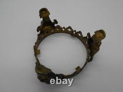 Chine Magnifique Socle Tête De Lion En Bronze Pour Vase Ou Potiche