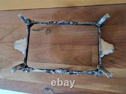 Christofle Centre de table jardinière plat en bronze argenté modèle putti ange