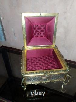 Coffret boite à bijoux Napoléon III en bronze Japonisant Chinois 19th XIXème