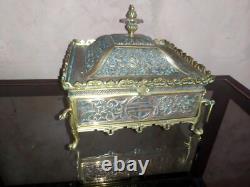Coffret boite à bijoux Napoléon III en bronze Japonisant Chinois 19th XIXème