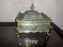 Coffret boite à bijoux Napoléon III en bronze Japonisant Chinois 19th XIXème