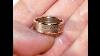 Coin Ring From Bronze 1855 French Napoleon 10 Centimes