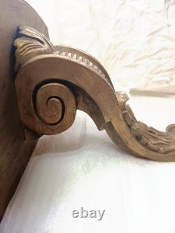 Console D'Applique Ancienne /Bois Sculpté Doré /Style Napoléon III