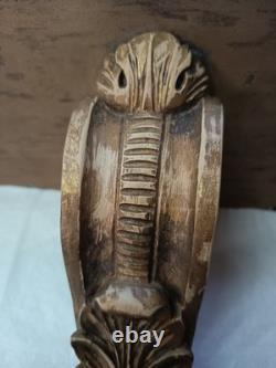 Console D'Applique Ancienne /Bois Sculpté Doré /Style Napoléon III