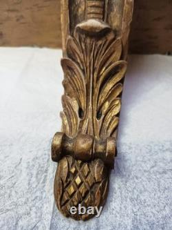Console D'Applique Ancienne /Bois Sculpté Doré /Style Napoléon III