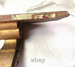 Console D'Applique Ancienne /Bois Sculpté Doré /Style Napoléon III