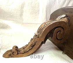 Console D'Applique Ancienne /Bois Sculpté Doré /Style Napoléon III