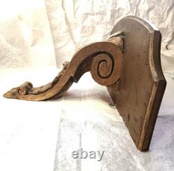 Console D'Applique Ancienne /Bois Sculpté Doré /Style Napoléon III