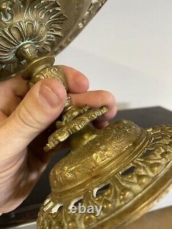 Coupe Bronze Napoléon III XIXeme Ancien Pendule Empire Décoration