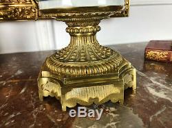 Coupe Imari D'époque Napoléon III En Porcelaine De Chine Montée Sur Bronze Doré