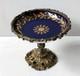 Coupe Sur Pied Bronze Cisele Porcelaine Bleu De Sevres Decor Dore Napoleon Iii