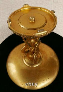 Coupe au griffon en bronze doré et cloisonné F. Barbedienne Napoléon III