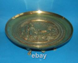 Coupe en bronze par Emile Picault Napoléon III d 34cm h 11,5cm