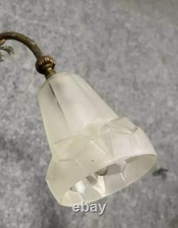 Degué Grande lampe de bureau époque Napoléon III en bronze doré
