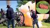 Direct Hit Civil War 10 Pound Parrott Cannon Vs Metal Wagon