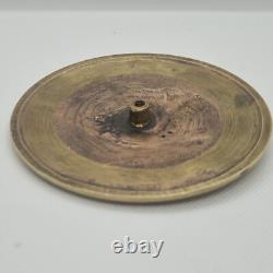 Dlg Barbedienne Médaillon / centre de coupe en bronze Naïade aux fleurs