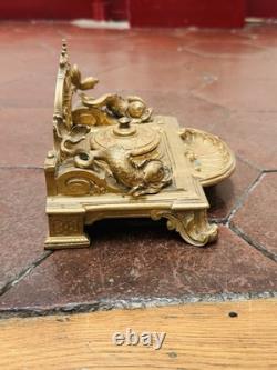 ENCRIER 19ieme BRONZE INKWELL Style Empire