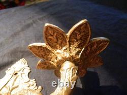Élégante applique murale ancienne en bronze époque Napoléon III (1850/80)