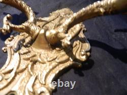 Élégante applique murale ancienne en bronze époque Napoléon III (1850/80)