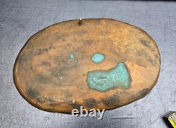 Emile Vernier Plaque Bas Relief Bronze Naïade Enfant Ep. 1900