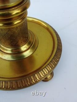 Encrier Style Empire En Bronze Doré Époque Napoléon III XIXe